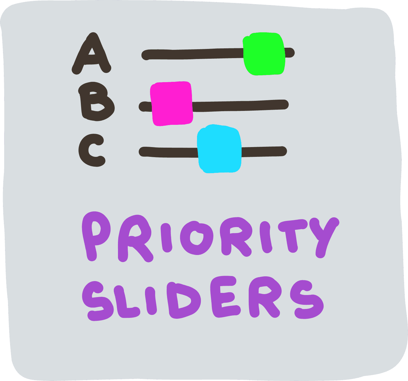 Priority Sliders